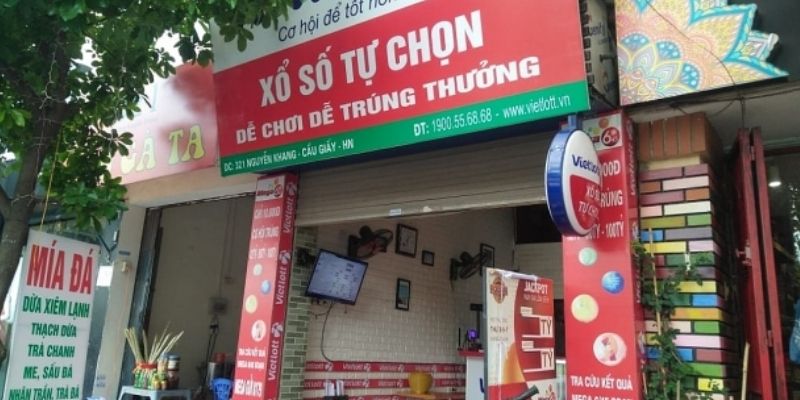Dễ dàng mua vé tại đại lý Vietlott Mega 6/45